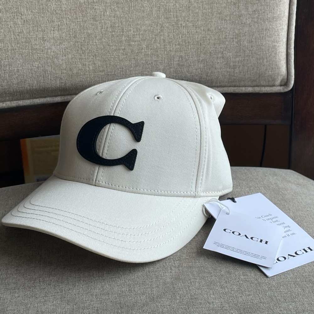 NWT！COACH VARSITY BASEBALL CAP/HAT (COACH CB698）fast shipping